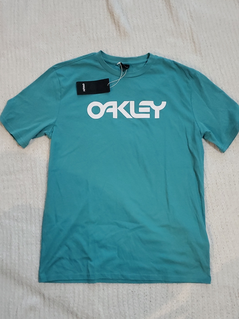 Oakley Teal Short Sleeve Logo Tee